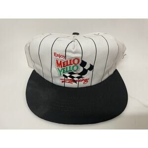 Vintage Mello Yello Racing Team Snapback Hat Cap NASCAR Winston Cup Kyle Petty